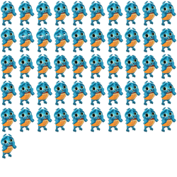 Owl spritesheet used in Adlib